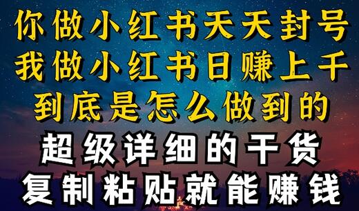小红书引流私域变现技巧，轻松日引几十人变现上千-无双副业