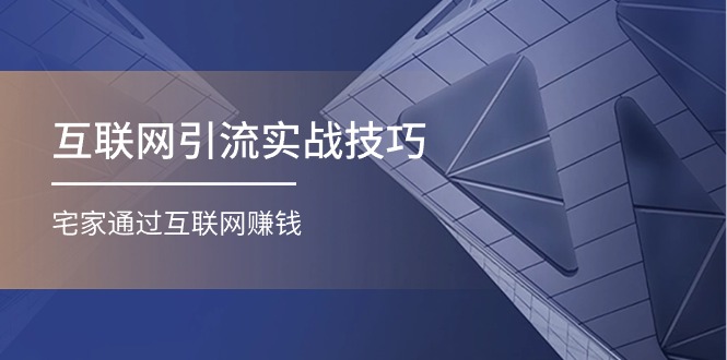 互联网引流实操技巧：宅家赚钱与微商宝妈指南-无双副业