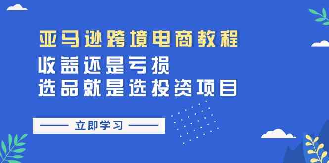 亚马逊跨境电商选品策略与投资分析-无双副业