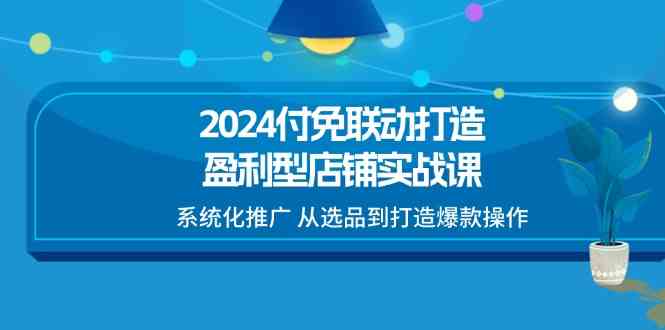 2024年打造盈利型店铺实战课：从选品到爆款全攻略-无双副业