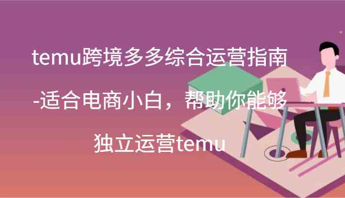 TEMU跨境电商运营全攻略：从入门到精通-无双副业