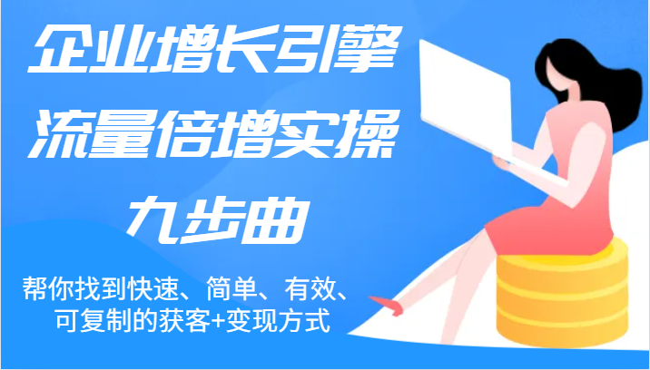 企业流量倍增实操九步曲：快速获客与变现指南-无双副业