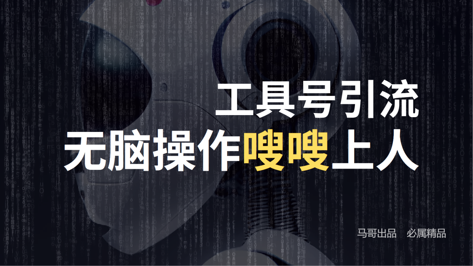 抖音工具号高效引流变现全攻略，日引1000+粉丝-无双副业