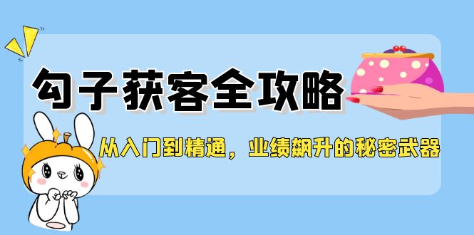 勾子获客全攻略：从入门到精通，业绩飙升的秘密武器-无双副业