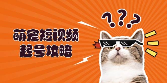 萌宠短视频起号全攻略：定位搭建推流技巧解析-无双副业