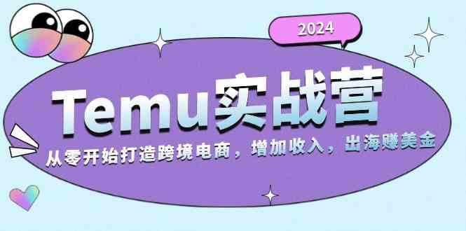 Temu跨境电商实战营，从零开始打造收入增长-无双副业