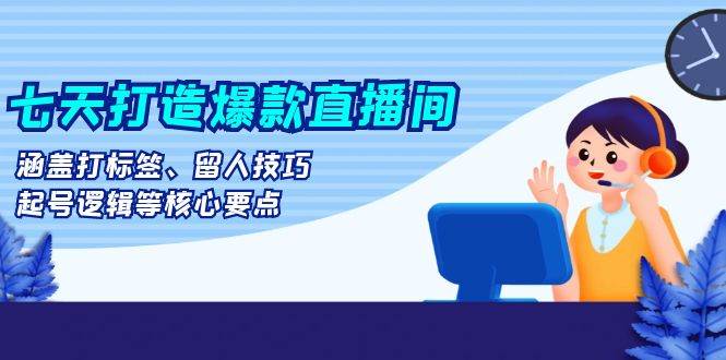 七天打造爆款直播间的核心技巧与实操指南-无双副业