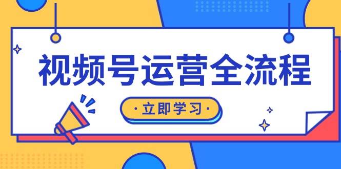 视频号运营全流程：起号、直播与私域建设-无双副业