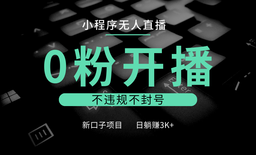 抖音小程序挂机项目，轻松日赚3K+，适合各类人群-无双副业
