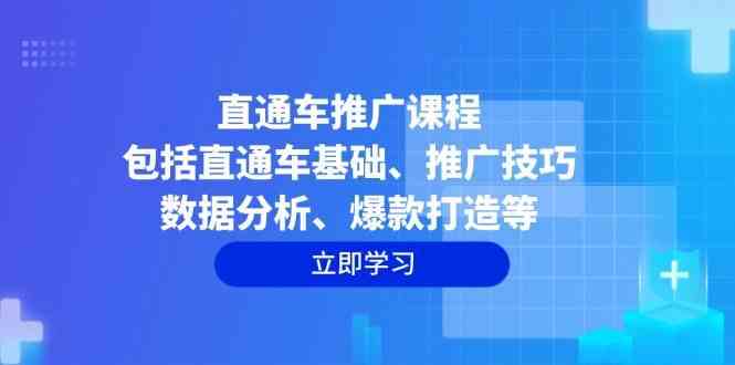直通车推广课程：基础、技巧、数据分析与爆款打造-无双副业