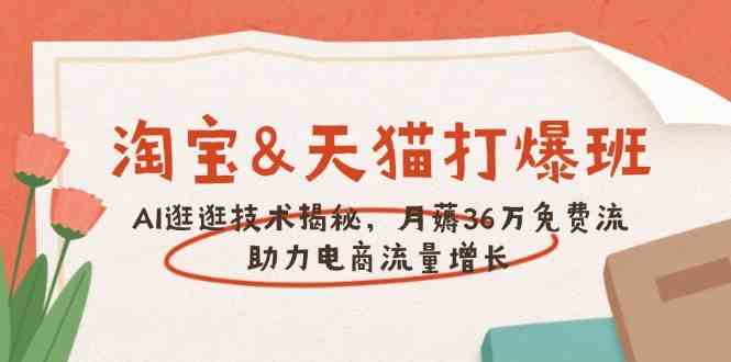 AI逛逛技术揭秘：月薅36万免费流量，助力电商增长-无双副业