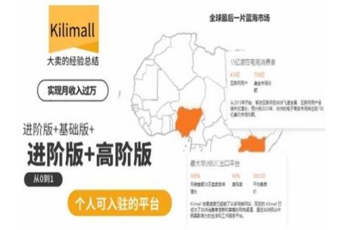 Kilimall非洲电商培训：从0到1个人入驻全攻略-无双副业