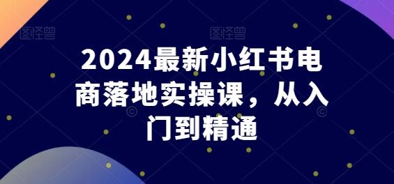 小红书电商从入门到精通实战指南-无双副业