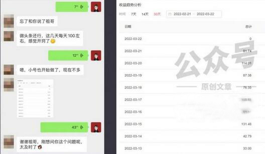 祖小来微头条玩法：15天单号日收益100+，月入过万可复制-无双副业