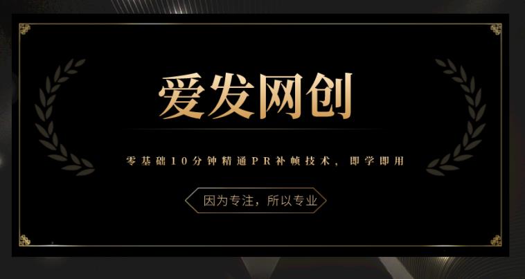 零基础10分钟精通PR补帧技术，即学即用视频课程-无双副业
