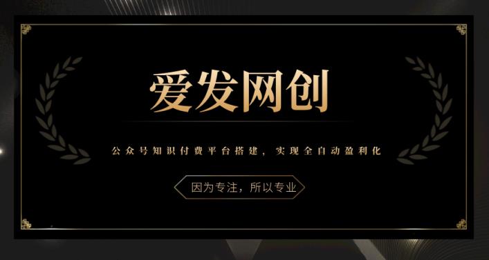 公众号知识付费平台搭建全自动盈利化视频课程-无双副业