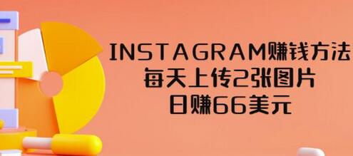 INSTAGRAM赚钱方法：每天上传2张图片，日赚66美元-无双副业