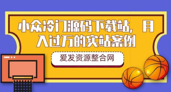 小众源码下载站月入过万案例与教程-无双副业