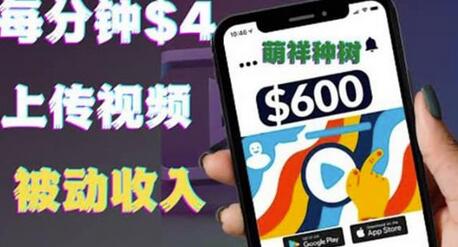 上传视频每分钟赚4美元项目：详细操作步骤，新手适用-无双副业