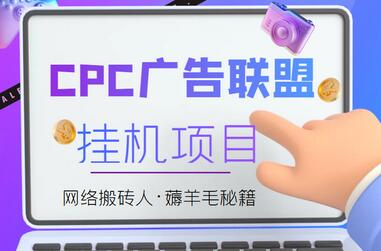 CPC广告联盟自动挂机项目，日赚100+【脚本+教程】-无双副业