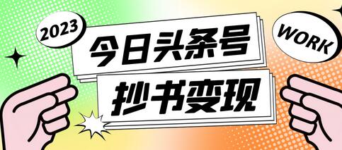 最新头条号软件自动抄书变现玩法，单号日赚100+-无双副业