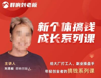 群响新个体搞钱成长系列课，拆解赚钱项目-无双副业