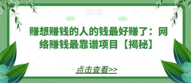 网络赚钱最靠谱项目：如何合法合规地赚取利润-无双副业