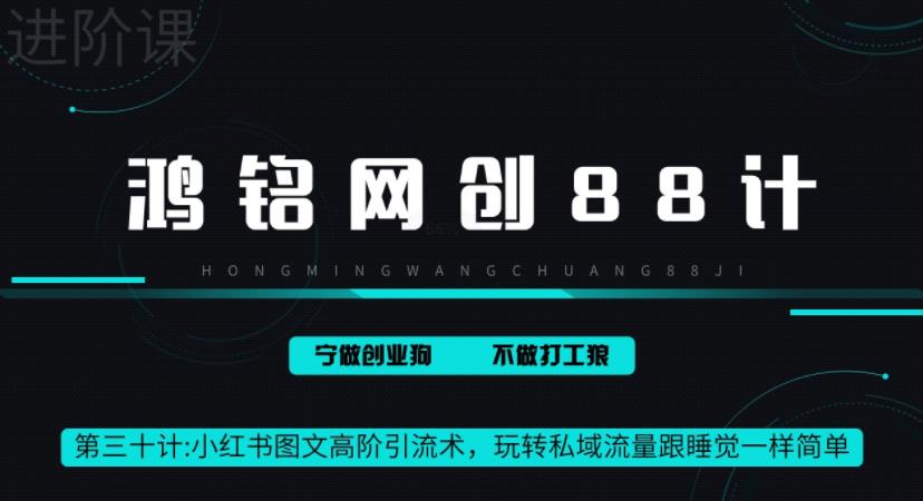 小红书图文暴力引流法，单日引流100+，轻松玩转私域流量-无双副业