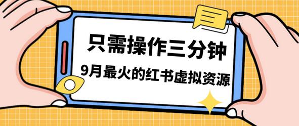 小红书虚拟资源变现：视频课程与实操课指南-无双副业