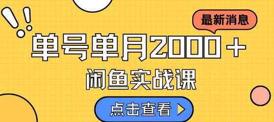 咸鱼虚拟资料新模式，月入2w＋，批量复制轻松赚钱-无双副业