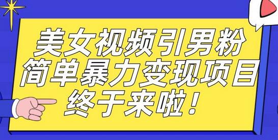 男粉引流变现项目，一部手机轻松操作，每日收益500+-无双副业