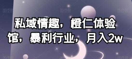 私域情趣橙仁体验馆，暴利行业月入2万-无双副业