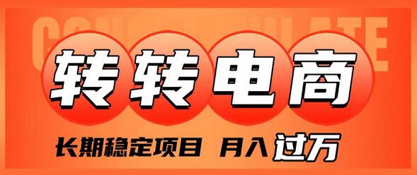 转转电商长期稳定项目，月入过万轻松实现-无双副业