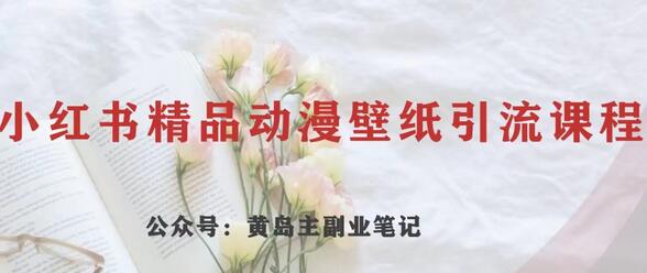 小红书精品动漫壁纸引流变现项目，一条龙玩法分享-无双副业
