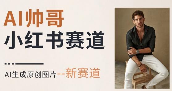 AI生成帅哥图片新赛道，轻松涨粉月入过万-无双副业