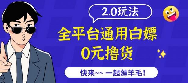 全平台通用撸货项目2.0玩法揭秘-无双副业