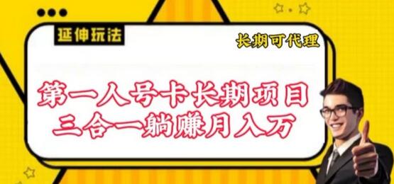 流量卡长期项目，低门槛高收益，适合所有人参与-无双副业