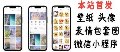 小白0基础搭建微信壁纸头像表情包小程序含源码教程-无双副业