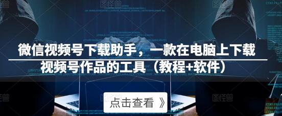微信视频号下载助手：电脑端下载视频号作品的工具与教程-无双副业