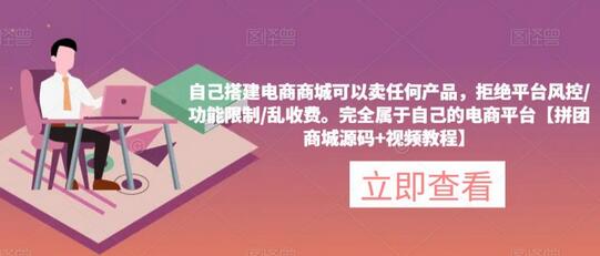 搭建属于自己的电商商城，摆脱平台限制与乱收费-无双副业