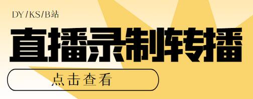 电脑版抖音快手B站直播源获取与转播软件教程-无双副业