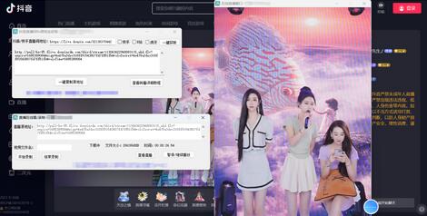 电脑版抖音快手B站直播源获取与转播软件教程