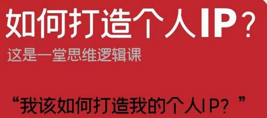 如何打造个人IP？思维逻辑课助你成功-无双副业