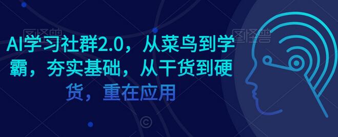 AI学习社群2.0：从菜鸟到学霸，夯实基础，重在应用-无双副业