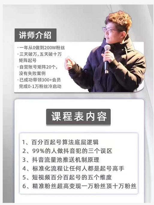 孤狼抖音矩阵新课：账号定位与变现逻辑全解析-无双副业