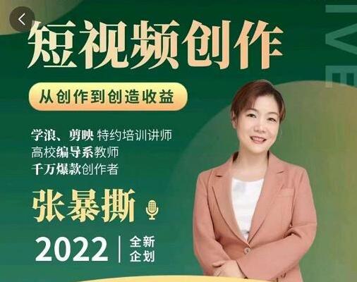 高质量短视频创作课，掌握短视频编导必备技能-无双副业
