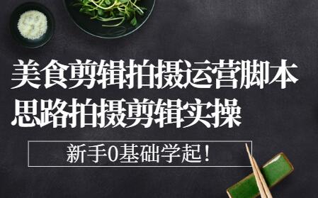 波波老师教你美食拍摄剪辑与运营脚本实操-无双副业