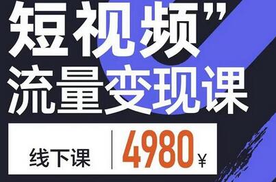 参哥短视频流量变现课，抓住时代红利，快速创业变现-无双副业