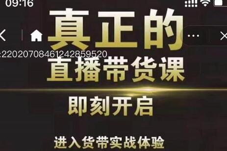 李扭扭直播带货课：零粉丝快速引爆抖音直播-无双副业