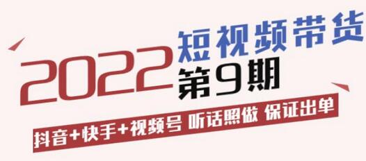 李鲆短视频带货课程：抖音快手视频号实战指南-无双副业